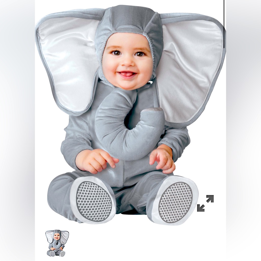 Halloween Costumes Baby Elephant
